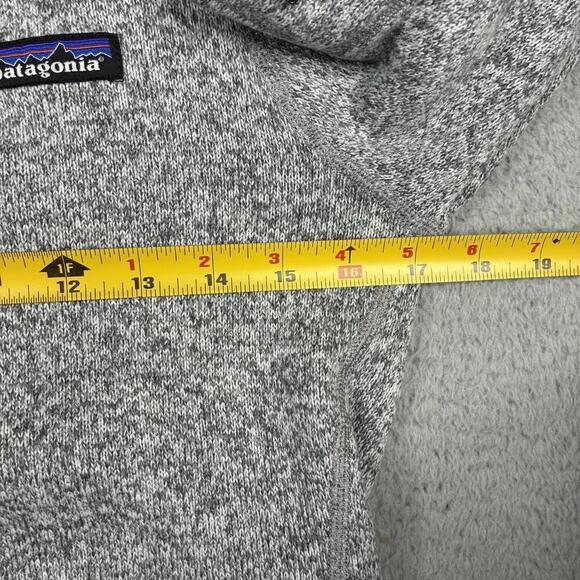Patagonia Better Sweater Jacket Woman’s XS Gray Fleece 1/2 Zip Logo 25617 - Picture 3 of 8